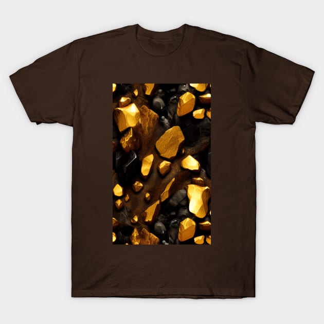 Gold nuggets T-Shirt by Gaspar Avila